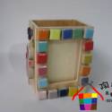 馬賽克磁磚相框筆筒DIY材料包((購買20份以上每份特價70元) A0421[A0421]